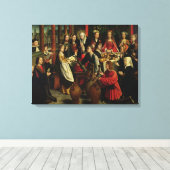 The Marriage Feast at Cana, c.1500-03 Canvas Afdruk (Insitu (Houten vloer))