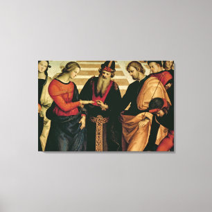 The Marriage of the Virgin, 1504 Canvas Afdruk
