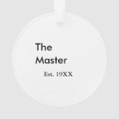 The Master boss name est year date man king title (dos)