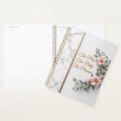 The Master Plan | Luxe Marble & Floral Wedding Planner (Display)