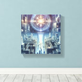 "The Maze" Canvas (Insitu (Houten vloer))