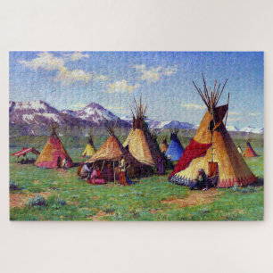 The Medicine Teepee Joseph Henry Sharp 1903 Legpuzzel