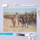 The Mexican Major by Frederic Remington  Tissuepapier (Craft)