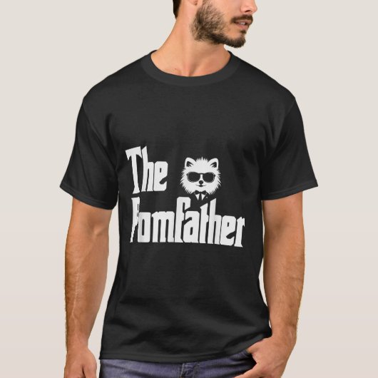The Mfather Funny Meranian Dog Dad Shirt Men (Voorkant)