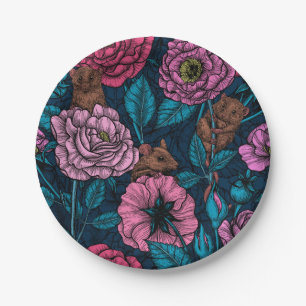 The mice party papieren bordje