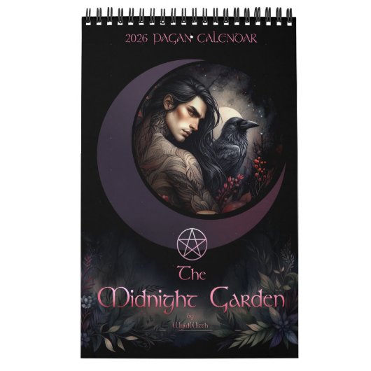 The Midnight Garden 2026 Pagan Calendar Kalender (Hoes)