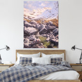 The Might of Mountains and Rocks: wall Art  Canvas Afdruk (Insitu (Slaapkamer))