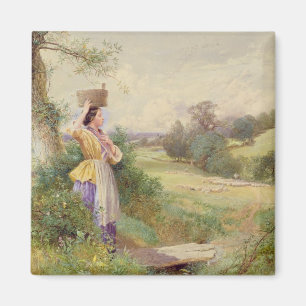 The Milkmaid, 1860 Magneet