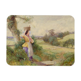 The Milkmaid, 1860 Magneet