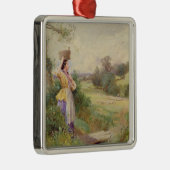 The Milkmaid, 1860 Metalen Ornament (Rechts)