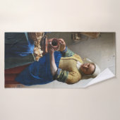 The Milkmaid, Johannes Vermeer, 1657-1658 Badhanddoek (Badhanddoek)
