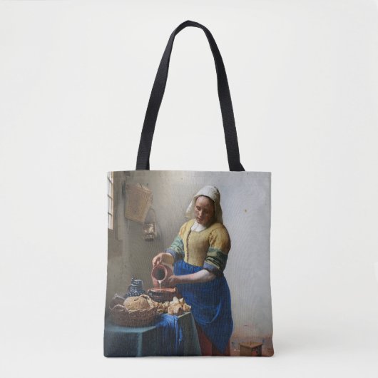 The Milkmaid, Johannes Vermeer, 1657-1658 Draagtas (Voorkant)