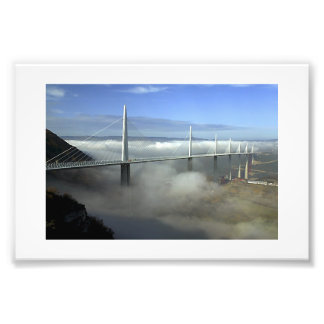 The Millau Bridge  Foto Afdruk