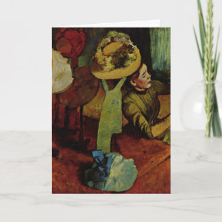 The Millinery Shop - Degas Kaart