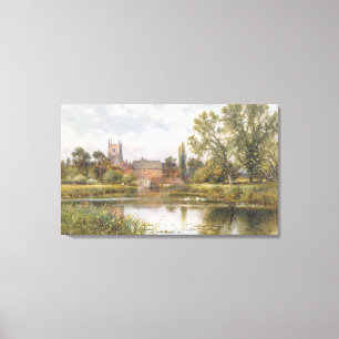 The Millpond, 1901 (olie op doek) Canvas Afdruk