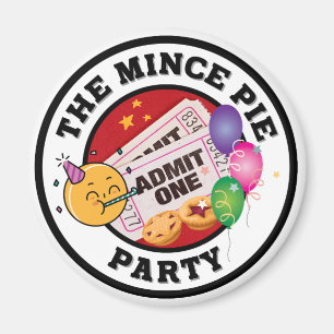 The Mince Pie Party - Iedereen welkom Magneet
