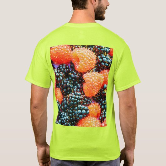 "The Mix of Berries" Cute Photo. Bestel nu T-shirt (Achterkant)