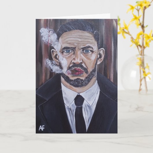 The Mobster Painting by Alfred Fox Kaart (Gele Bloem)