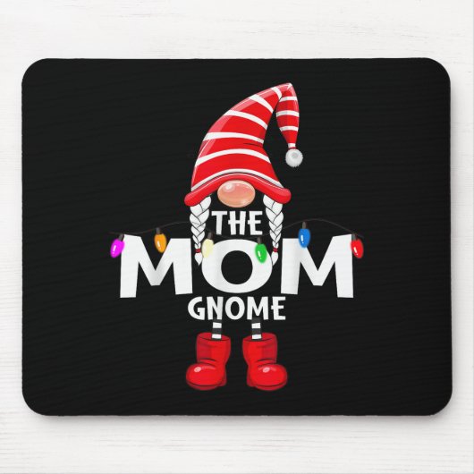 The Mom Gnome Christmas Matching Pajama Muismat (Voorkant)