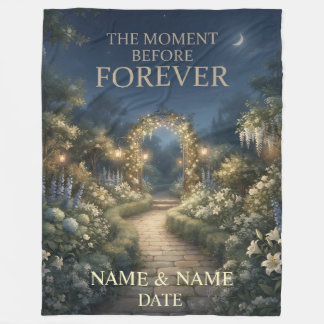 The Moment Before Forever Marriage Proposal Fleece Deken