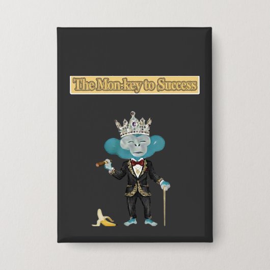 The Mon-Key to success Button (Voorkant)