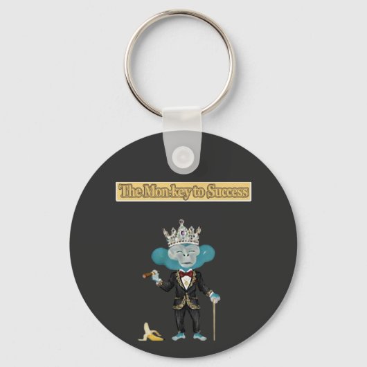 The Mon-key To success gift  Sleutelhanger (Voorkant)