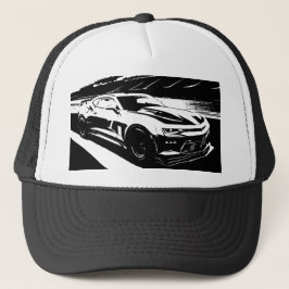 The Monochrome Supercar Trucker Pet