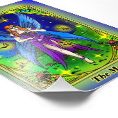 The moon foto afdruk (Hoek)