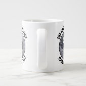 The Moon Happy Face Personalized Custom Giant Mug Extra Grote Beker (Achterkant)