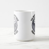 The Moon Happy Face Personalized Custom Large Mug Koffiemok (Center)