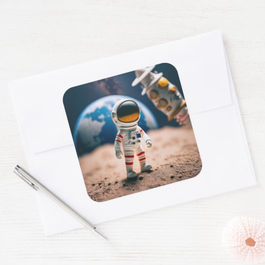 the moon walk sticker (Enveloppe)