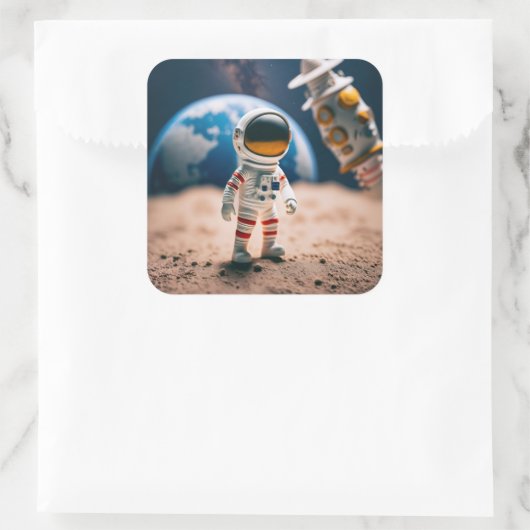 the moon walk sticker (Sac)