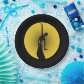 The Moonlight herinnert me 1 Papieren Bordje (Feest)