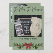 The More The Merrier Christmas Photo Card Feestdagenkaart (Voorkant / Achterkant)