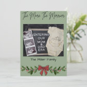 The More The Merrier Christmas Photo Card Feestdagenkaart (Staand voorkant)