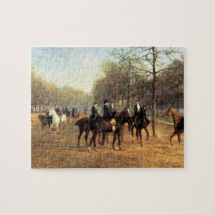 The Morning Ride, Rotten Row, Hyde Park, 1894 (oli Legpuzzel