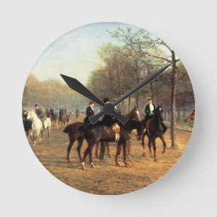 The Morning Ride, Rotten Row, Hyde Park, 1894 (oli Ronde Klok