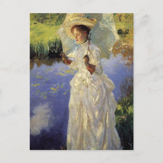 The Morning Walk van John Singer Sargent Briefkaart (Voorkant)
