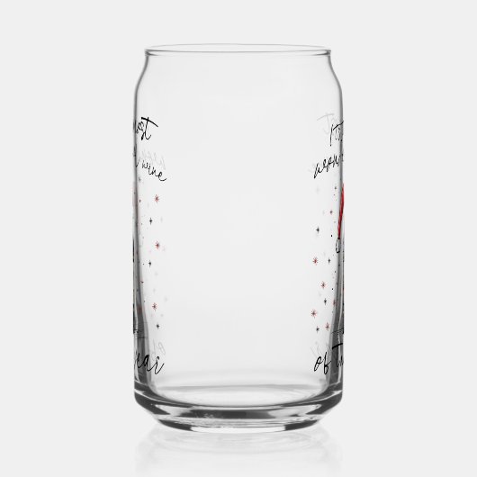 The Most Wonderful Wine of the Year Blikvorm Glas (Rechts)