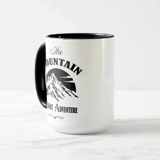 "The Mountain Night Adventure" Mok ontwerp (Voorkant links)