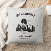 The mountains are calling and here we go kussen (Deken)