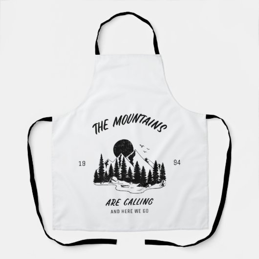 The Mountains are calling and here we go Schort (Voorkant)