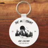 The Mountains are calling and here we go Sleutelhanger (Achterkant)