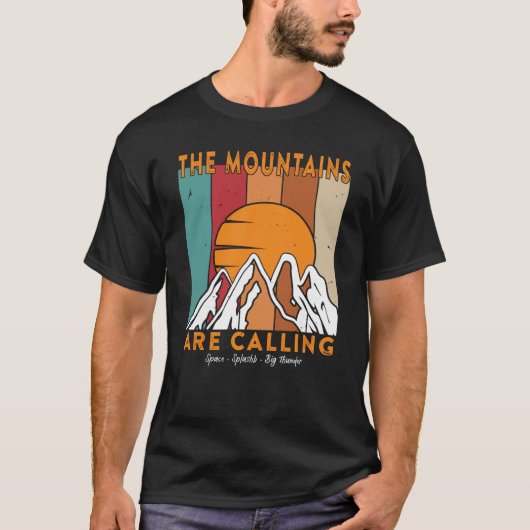 The Mountains are Calling Space Splash Big Thunder T-shirt (Voorkant)