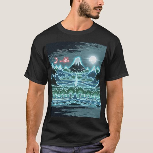 The Mountains friends T-shirt (Voorkant)