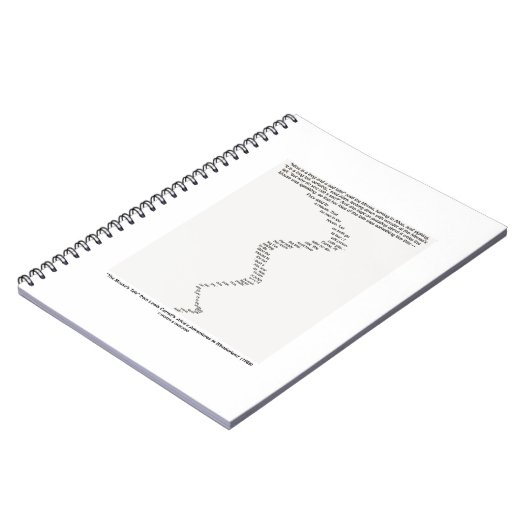 The Mouse's Tale van Lewis Carroll Wonderland Notitieboek (Linkerzijde)