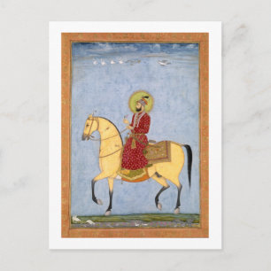 The Mughal Emperor Farrukhsiyar (1683-1719) (r.171 Briefkaart