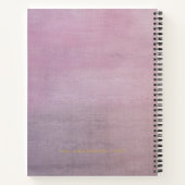 The Muse | Mauve Linen Personalized Poetry Journal (Dos)