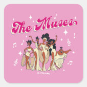 The Muses Square Sticker (Devant)