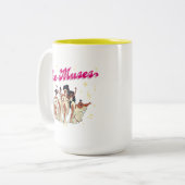 The Muses Two-Tone Coffee Mug (Devant gauche)